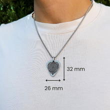 Cargar imagen en el visor de la galería, Collar con púa Hipnosis grabado texto gratis (Hipnosis)