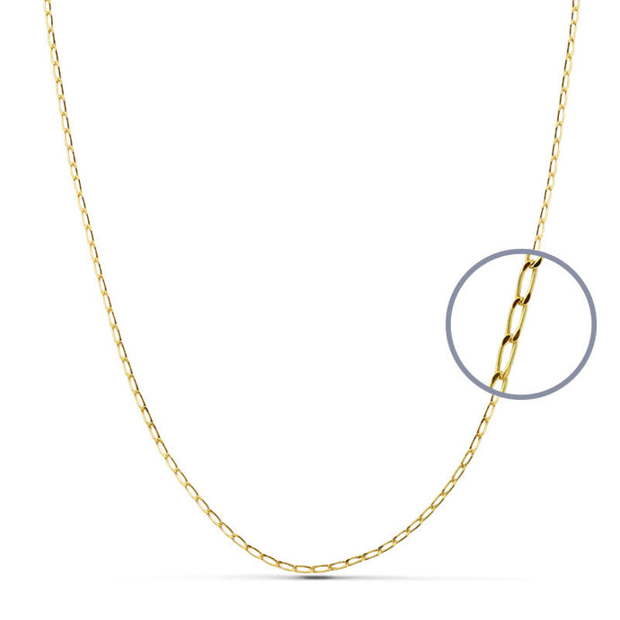Cadena oro 18k modelo Bilbao. 2.5 mm