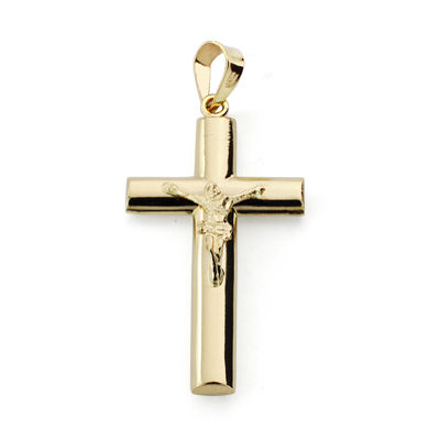 CRUZ ORO 18K. CON CRISTO. 27 X 15 MM. (Ref:1235402)