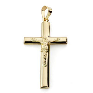 CRUZ ORO 18K CRISTO TUBO OVAL. 31 X 17 MM. (ref:1236402)