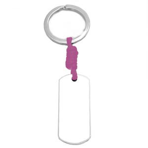 Llavero Acero con Inicial (3 FUENTES a ELEGIR)- PERSONALIZALO- GRABADO TEXTO GRATIS POR SU REVERSO