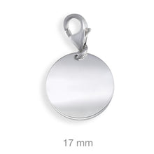 Cargar imagen en el visor de la galería, CHARMS PLATA PERSONALIZADOS (GRABADO TEXTO GRATIS)