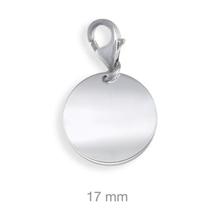 CHARMS PLATA PERSONALIZADOS (GRABADO TEXTO GRATIS)