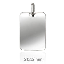 Cargar imagen en el visor de la galería, PLACAS-PERGAMINOS PLATA (GRABADO GRATIS LÁSER A 2 LADOS)
