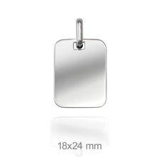 Cargar imagen en el visor de la galería, PLACAS-PERGAMINOS PLATA (GRABADO GRATIS LÁSER A 2 LADOS)