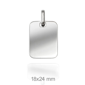 PLACAS-PERGAMINOS PLATA (GRABADO GRATIS LÁSER A 2 LADOS)