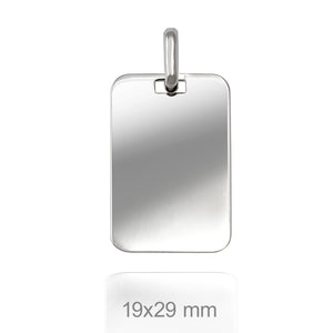 PLACAS-PERGAMINOS PLATA (GRABADO GRATIS LÁSER A 2 LADOS)