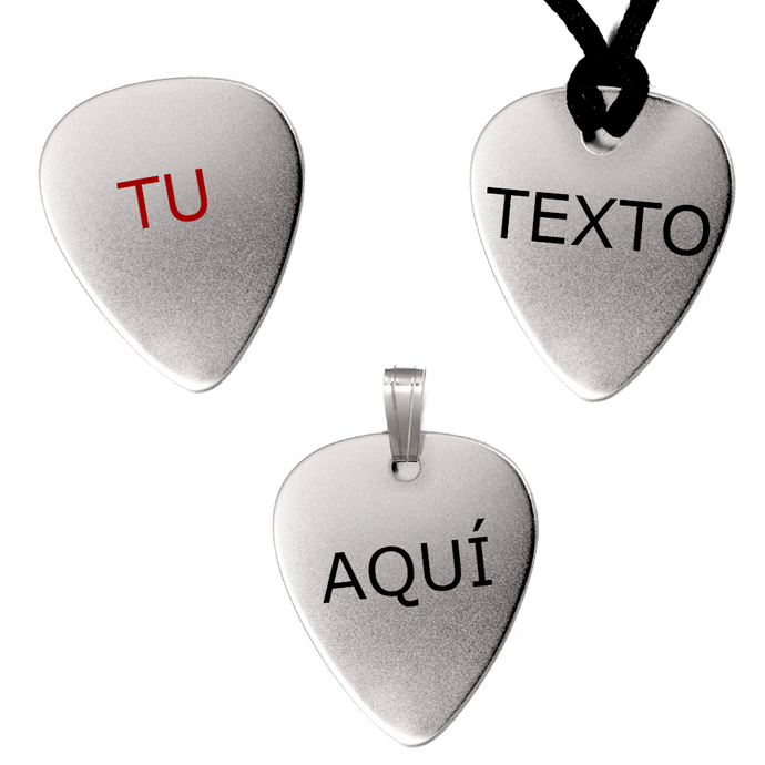 PÚAS DE PLATA (GRABADO TEXTO A 2 CARAS)