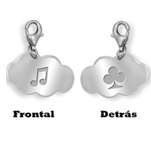 Cargar imagen en el visor de la galería, CHARMS PLATA PERSONALIZADOS (GRABADO TEXTO GRATIS)
