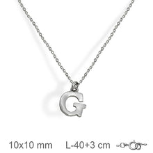 Cargar imagen en el visor de la galería, Colgantes Iniciales Plata  Con cadena Plata