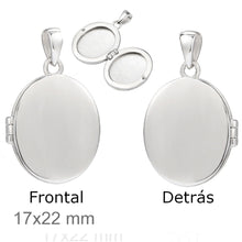 Cargar imagen en el visor de la galería, DIJES-PORTAFOTOS PLATA - GRABADO TEXTO GRATIS