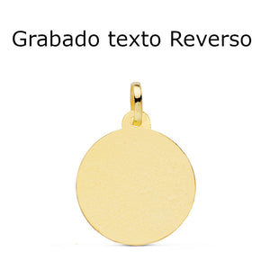 GRABADO MEDALLA TEXTO GRATIS POR REVERSO