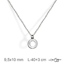 Cargar imagen en el visor de la galería, Colgantes Iniciales Plata  Con cadena Plata